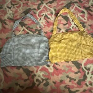 TWO Gingham Tank Top Size 8Y